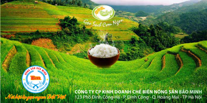 Bảo Minh xây dựng thương hiệu gạo